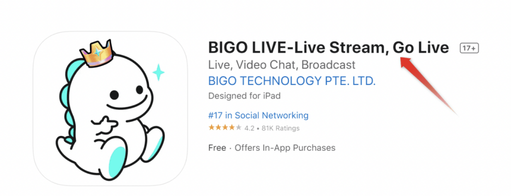 Bigo app title