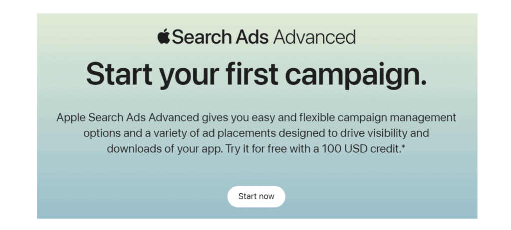 Apple Search Ads Advance
