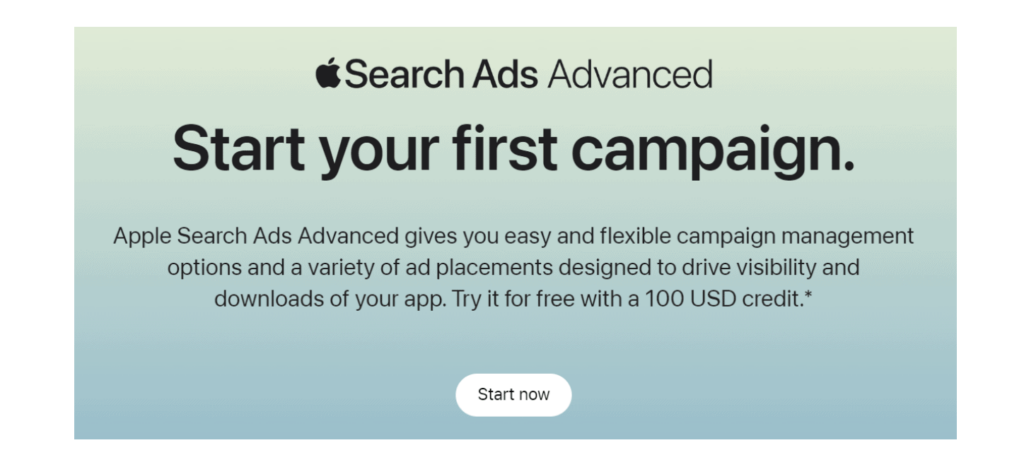 Apple Search Ads Advance