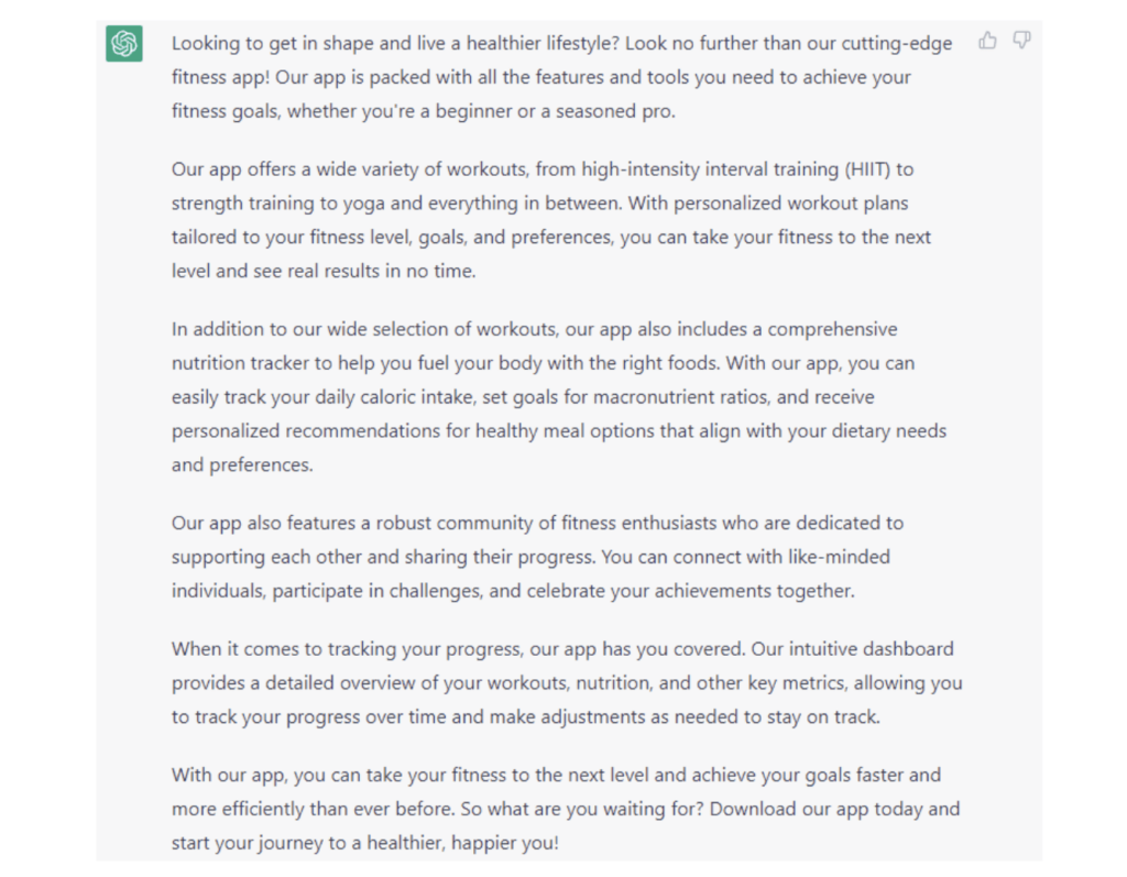 Long Description with ChatGPT