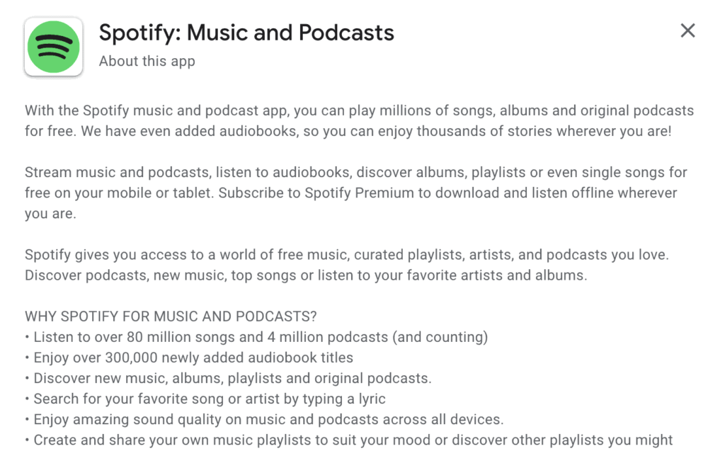 Spotify: música e podcasts – Apps no Google Play