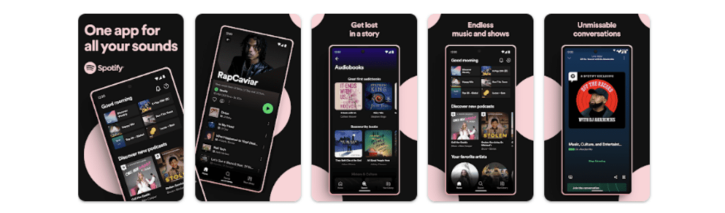Spotify Screenshots