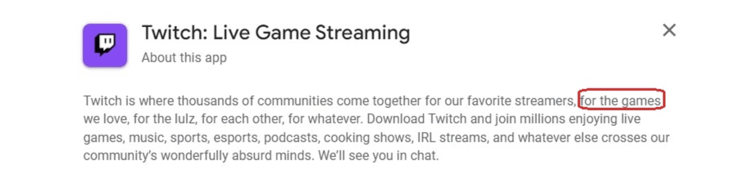 Twitch Long Description Manuel