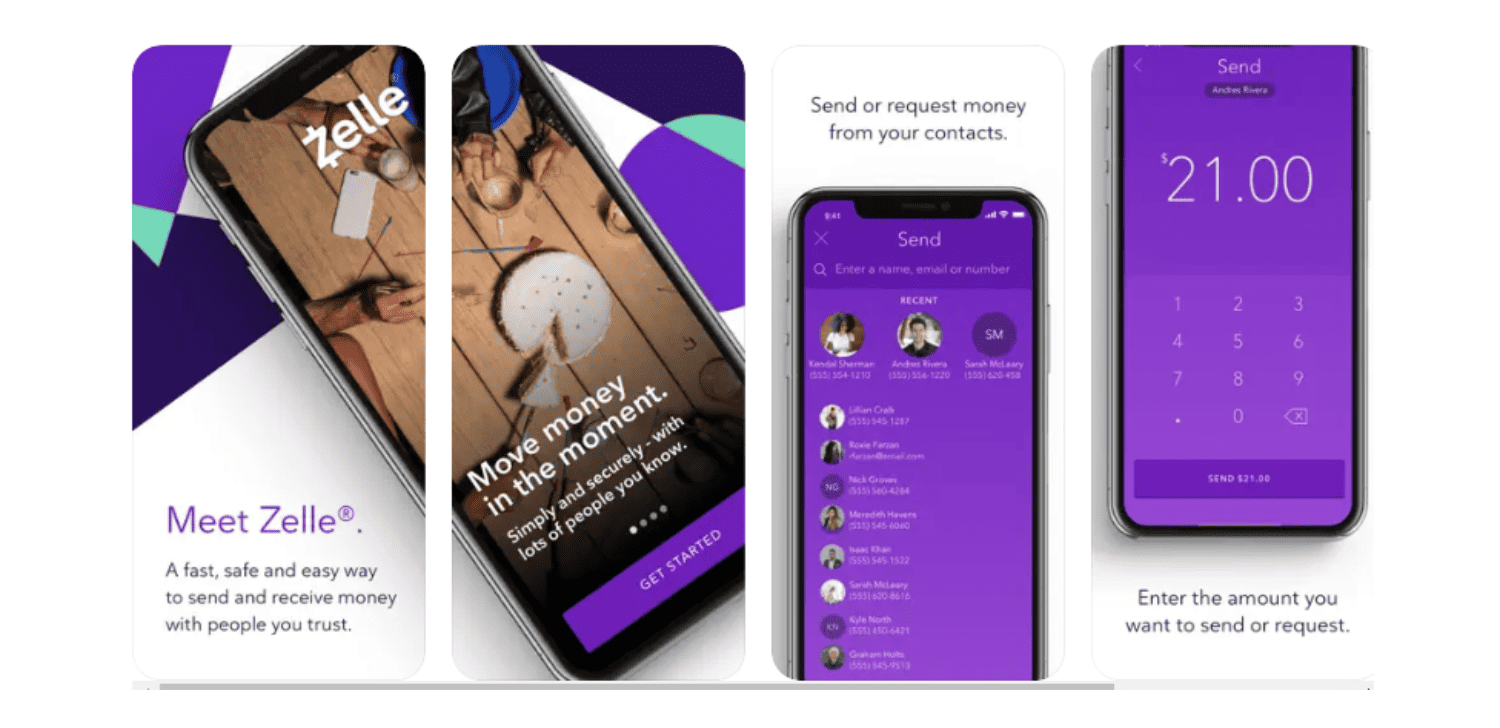 Zelle Screenshots