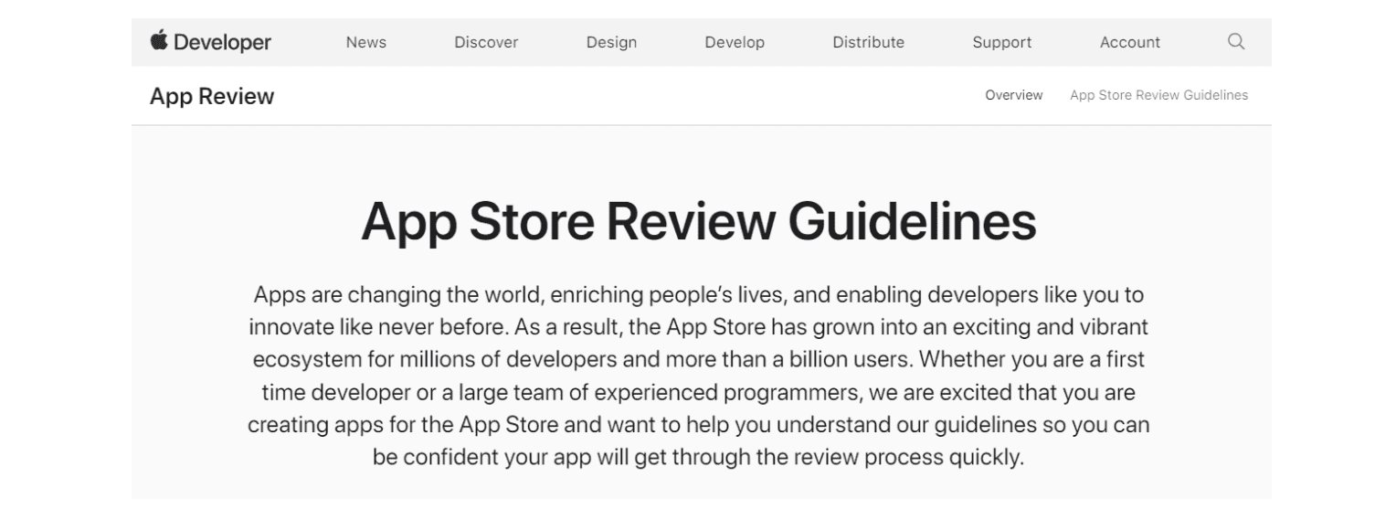 App Store Guidelines